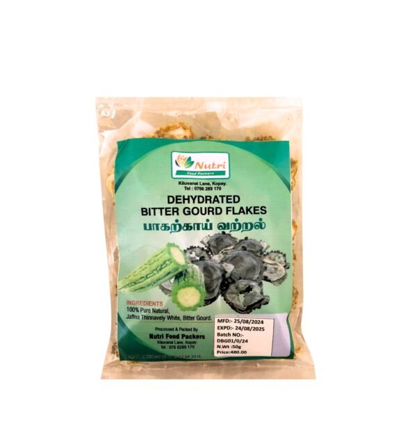 Dehydrated Bitter Gourd Flakes (50g)